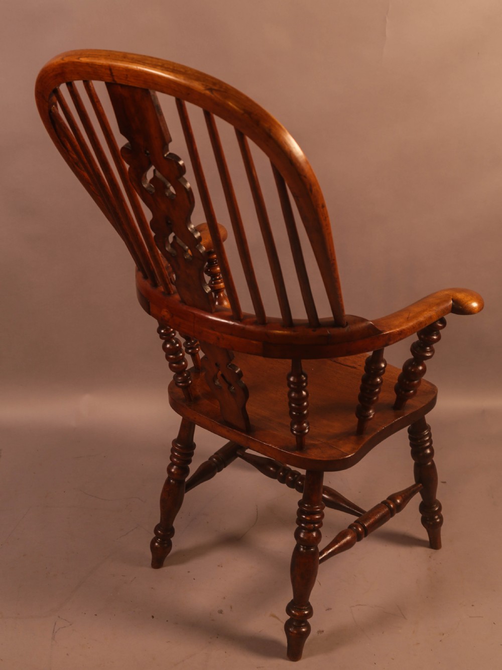 A Good Victorian Broad Arm Windsor Chair View III
