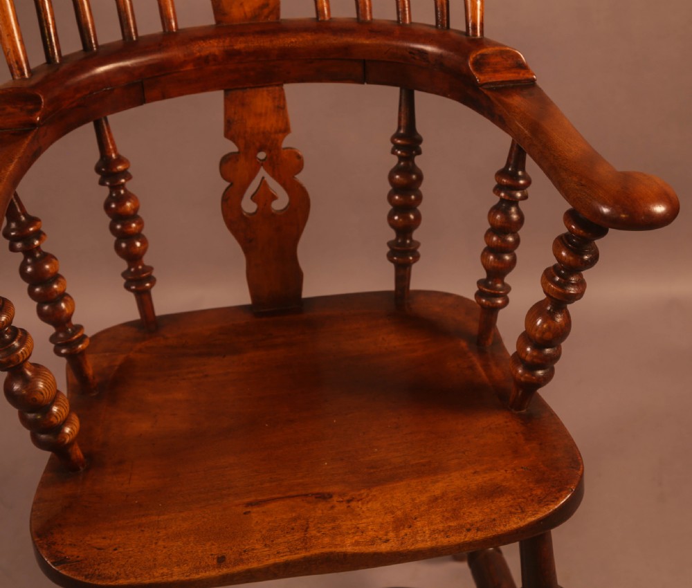 A Good Victorian Broad Arm Windsor Chair View VI