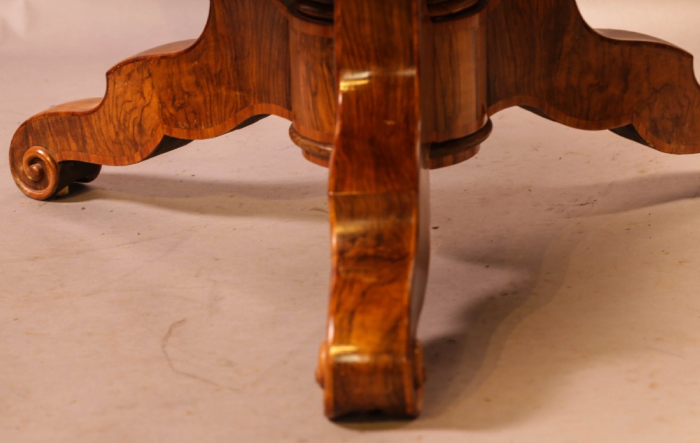 A Stunning Quality Victorian Burr Walnut Centre Table Exhibition quality View XIII