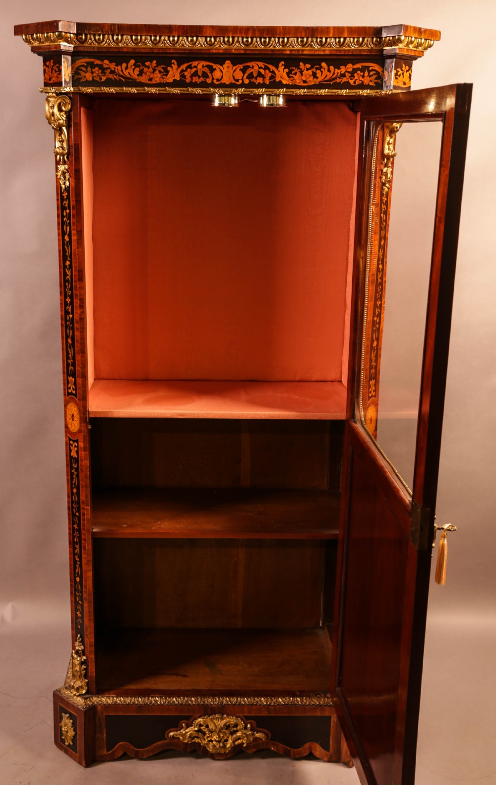 A Superb French Display Cabinet Kingwood And Ebony View II
