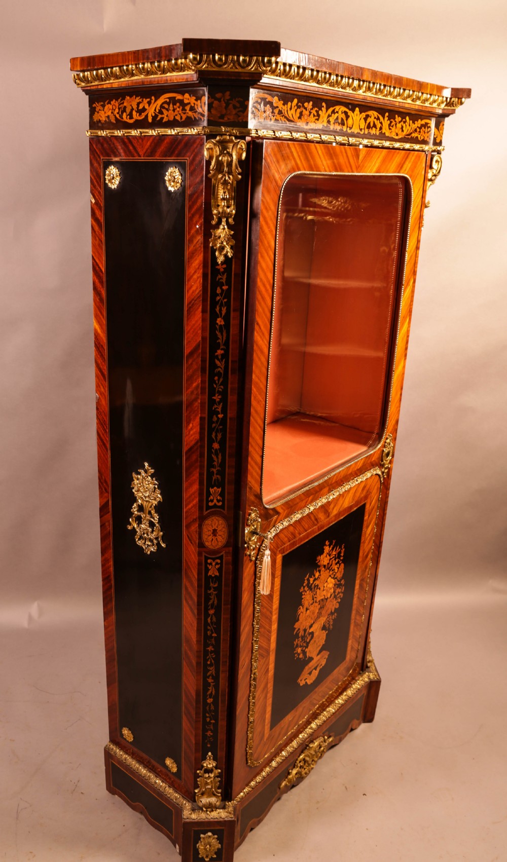 A Superb French Display Cabinet Kingwood And Ebony View III