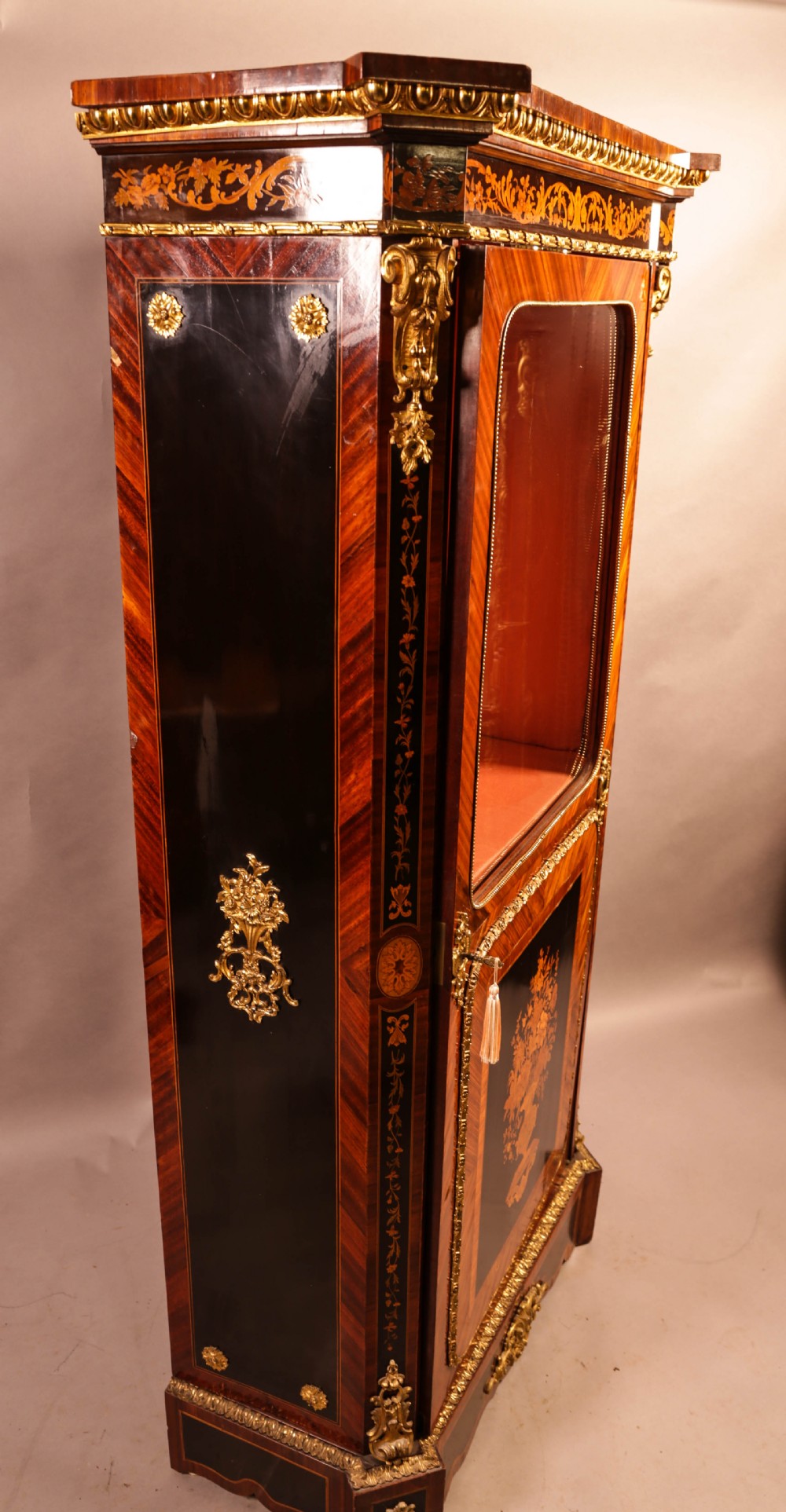 A Superb French Display Cabinet Kingwood And Ebony View IV