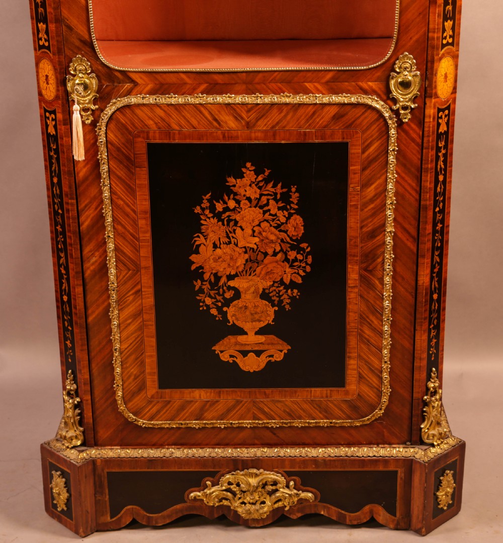 A Superb French Display Cabinet Kingwood And Ebony View V