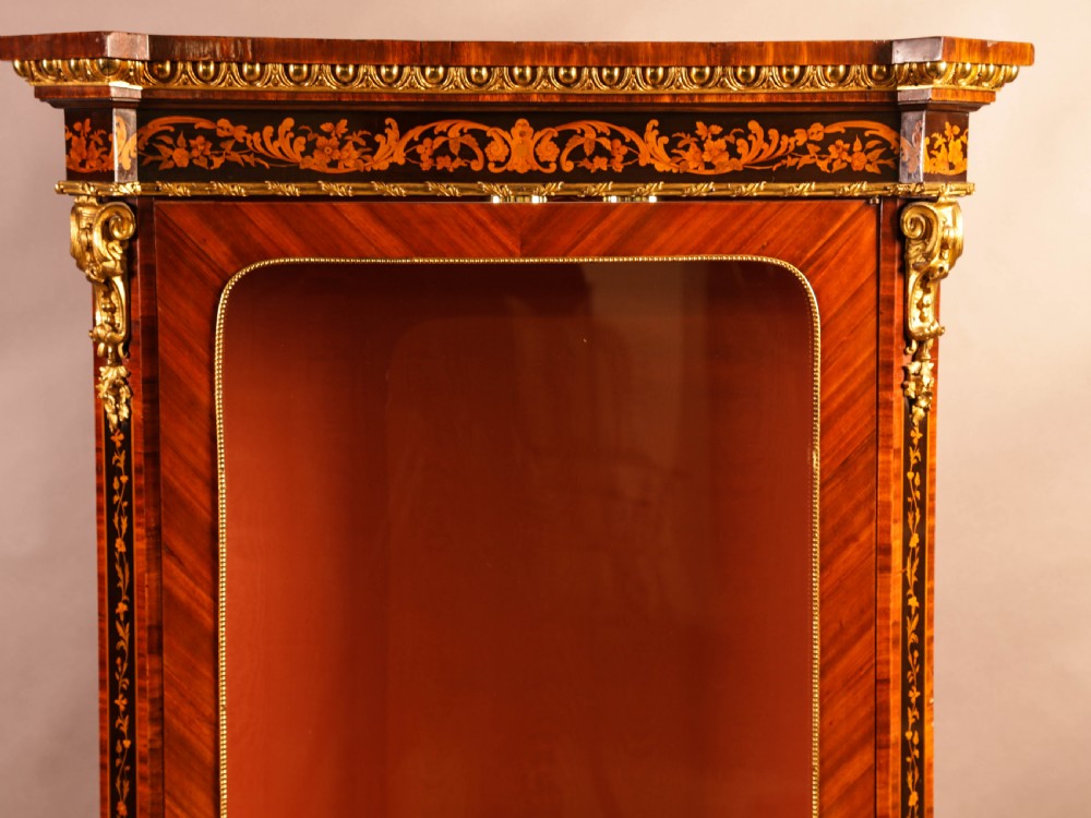 A Superb French Display Cabinet Kingwood And Ebony View VIII