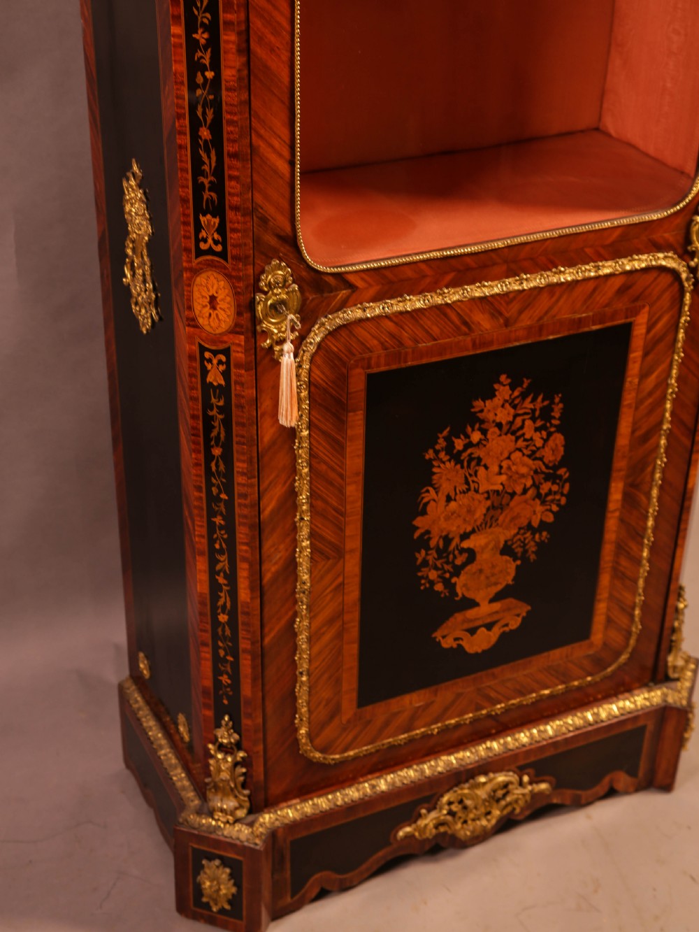 A Superb French Display Cabinet Kingwood And Ebony View XII