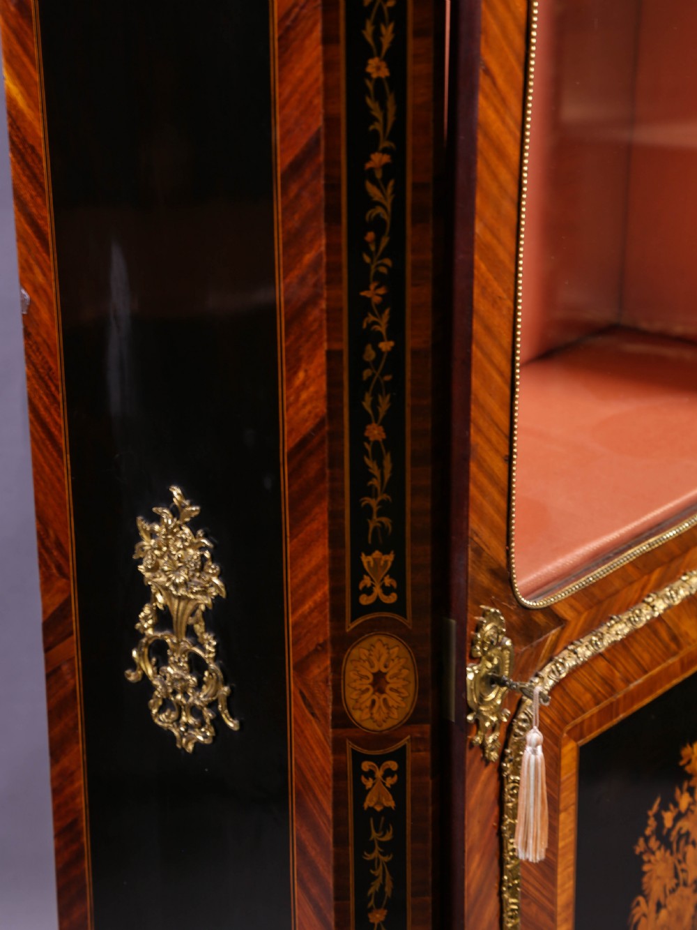 A Superb French Display Cabinet Kingwood And Ebony View XIII