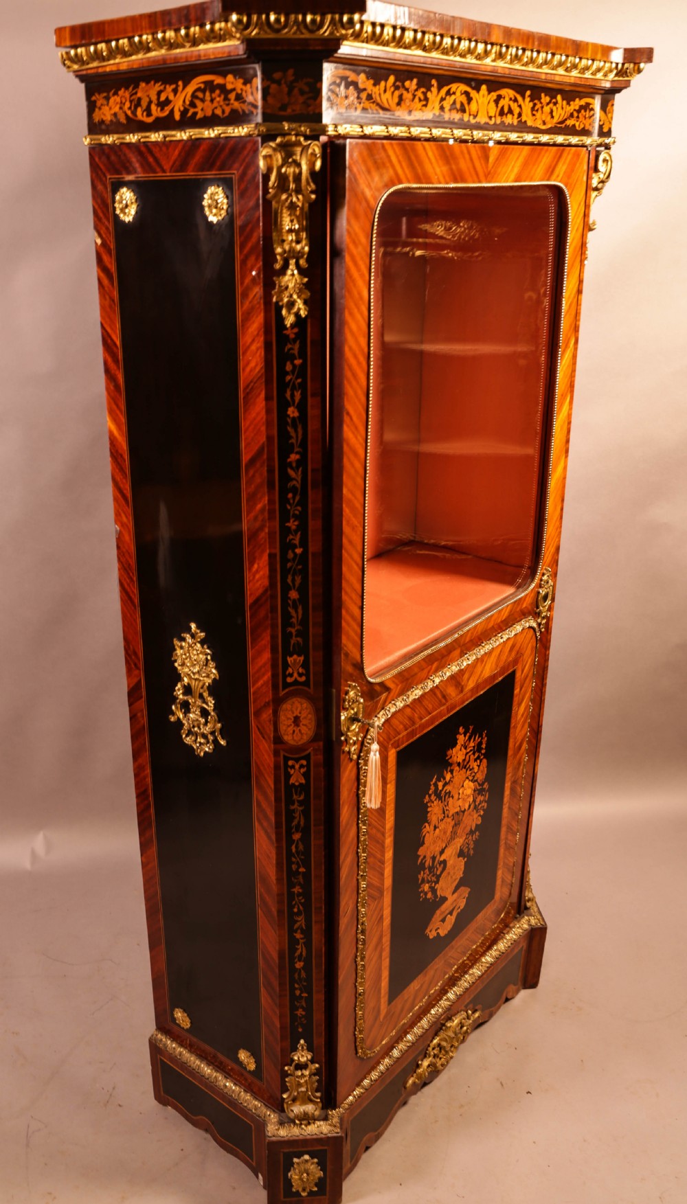 A Superb French Display Cabinet Kingwood And Ebony View XIV