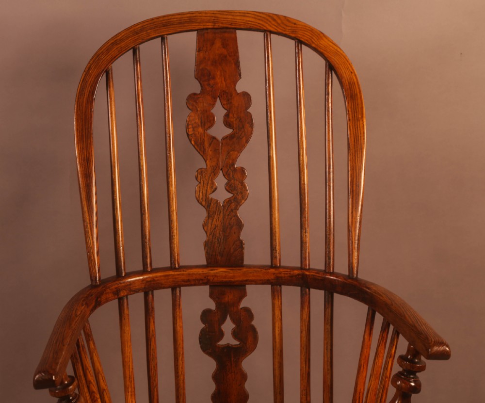 An Ash and Elm High Windsor Chair Allsop Worksop Maker  View VI