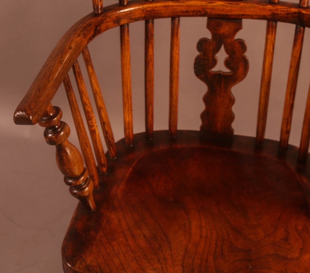 An Ash and Elm High Windsor Chair Allsop Worksop Maker  View VII