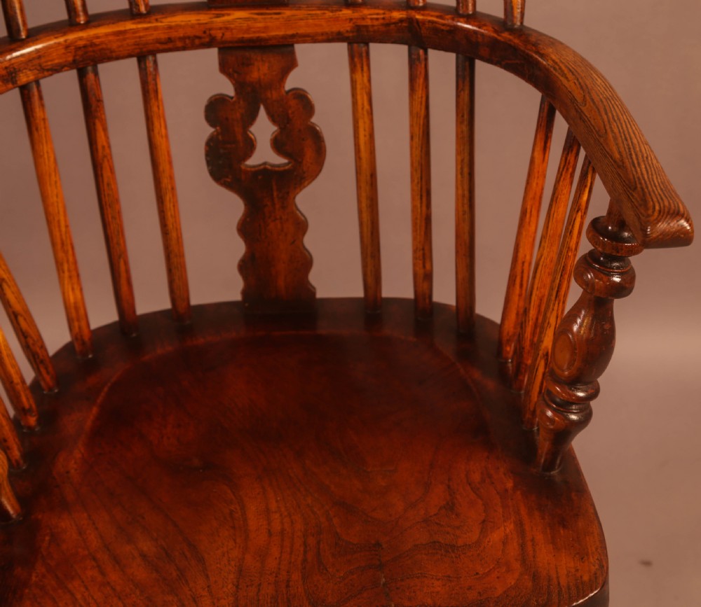 An Ash and Elm High Windsor Chair Allsop Worksop Maker  View VIII