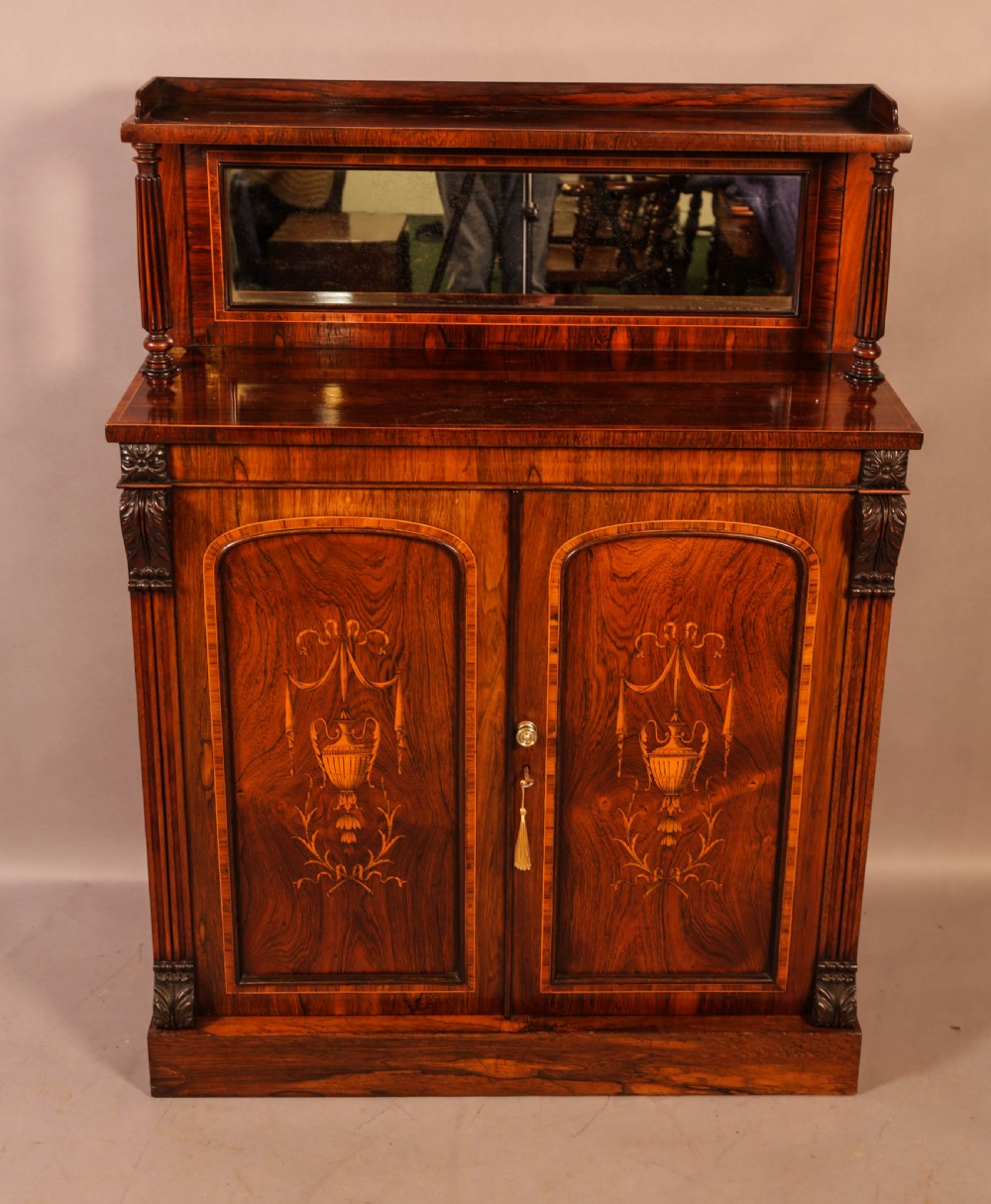 A Very Good Rosewood Chiffonier inlaid with Satinwood View II