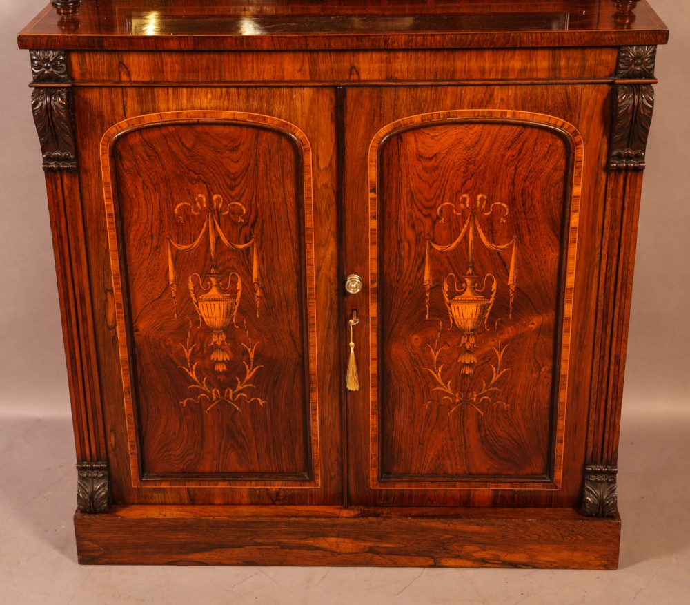 A Very Good Rosewood Chiffonier inlaid with Satinwood View IV