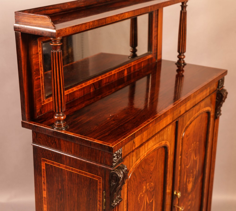 A Very Good Rosewood Chiffonier inlaid with Satinwood View VIII