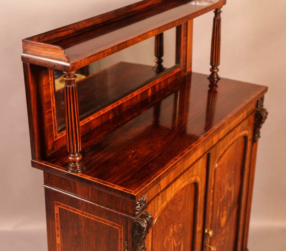 A Very Good Rosewood Chiffonier inlaid with Satinwood View IX