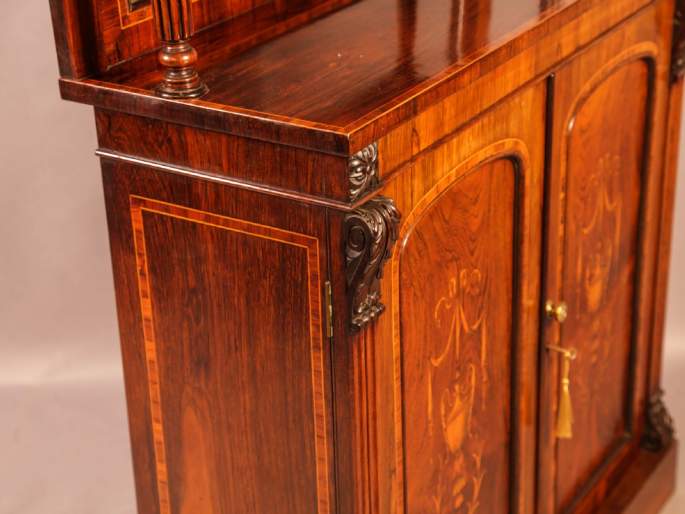 A Very Good Rosewood Chiffonier inlaid with Satinwood View X