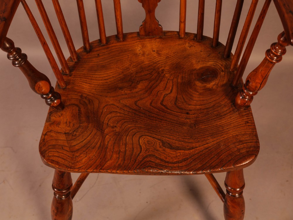 A Yew Wood low Windsor Chair Rockley Maker View VIII