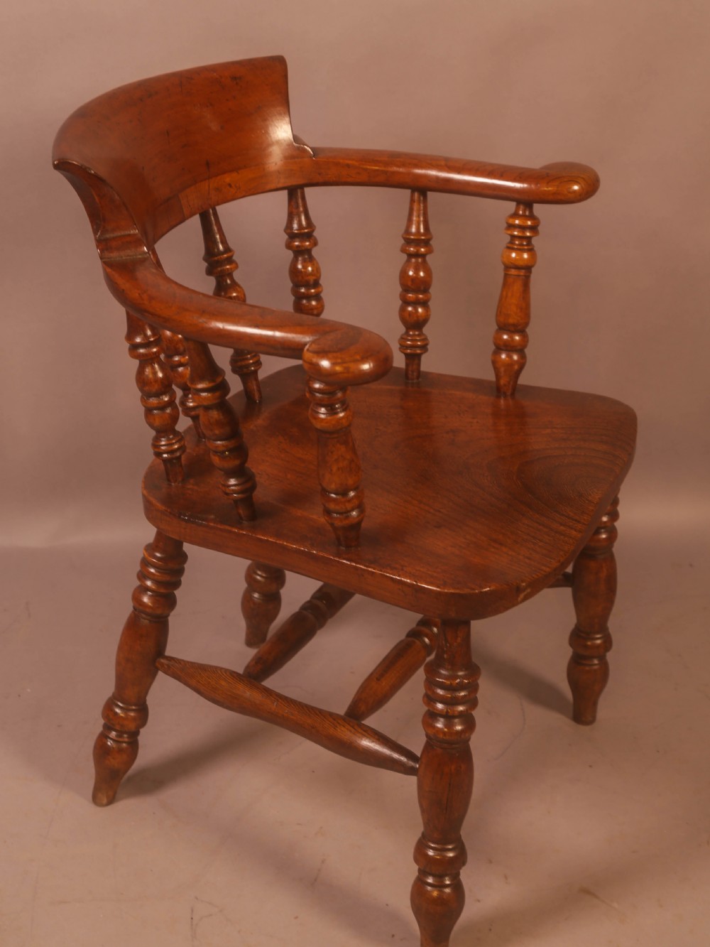 A Set of 8 Captains Chairs Ash and Elm View V