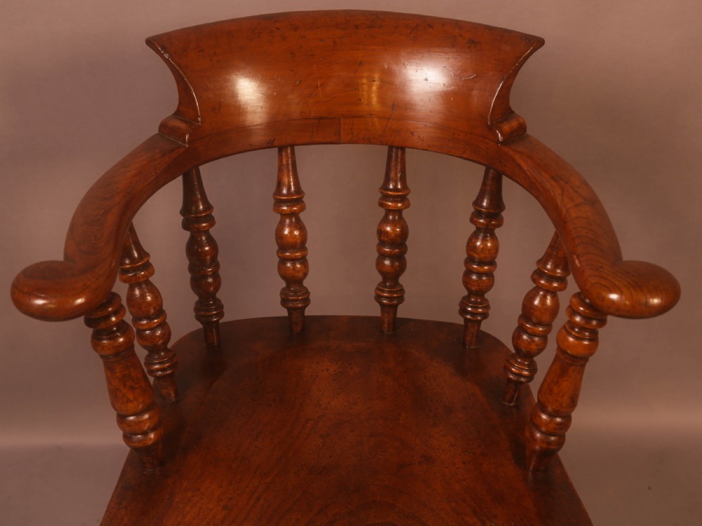 A Set of 8 Captains Chairs Ash and Elm View VI