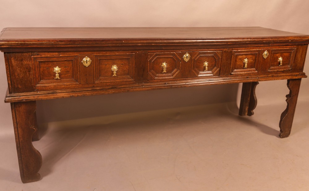A Good Georgian Serving Dresser in Oak View V