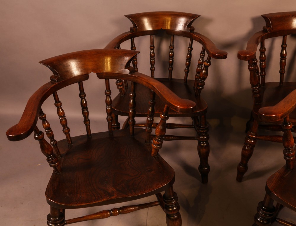 A Set of 4 Victorian Captains Chairs View III