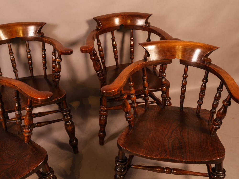 A Set of 4 Victorian Captains Chairs View IV