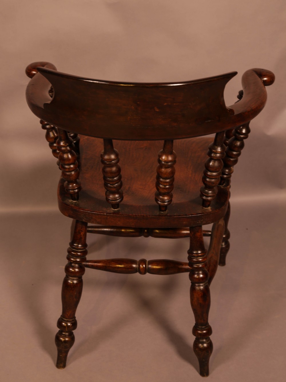 A  Harlequin Set of 6 Victorian Captains Chairs View VIII