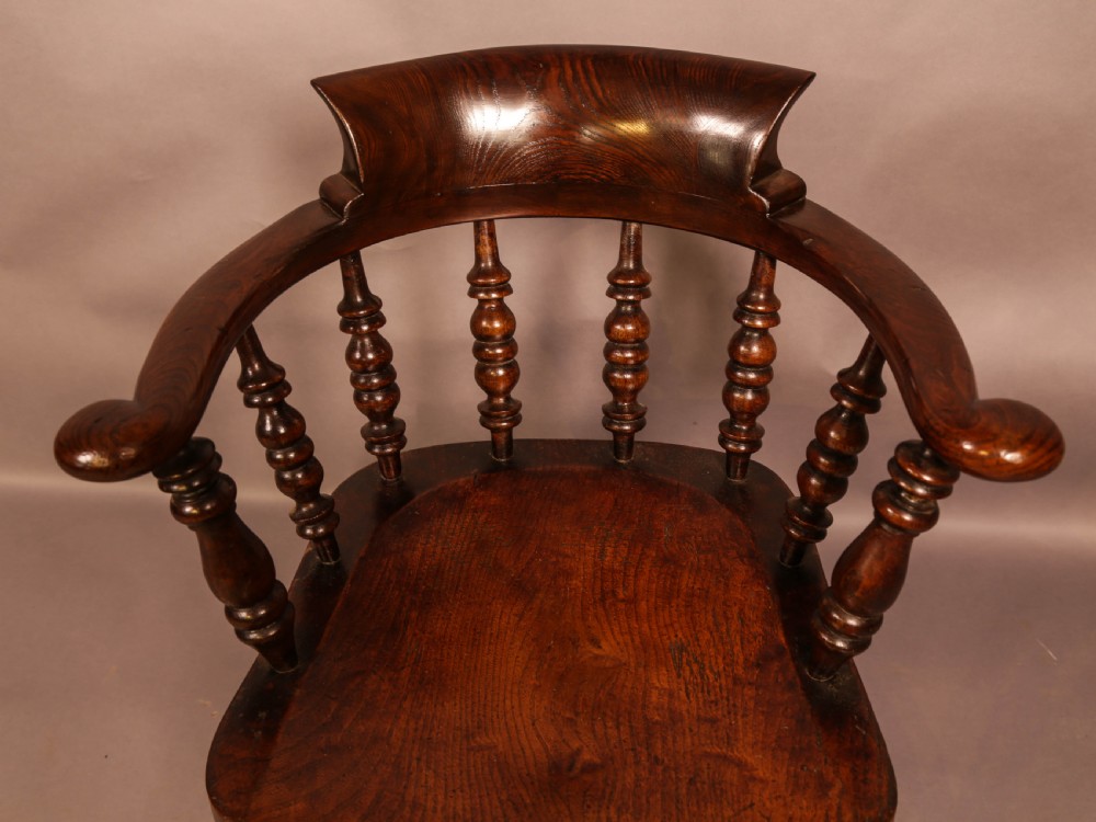 A  Harlequin Set of 6 Victorian Captains Chairs View IX