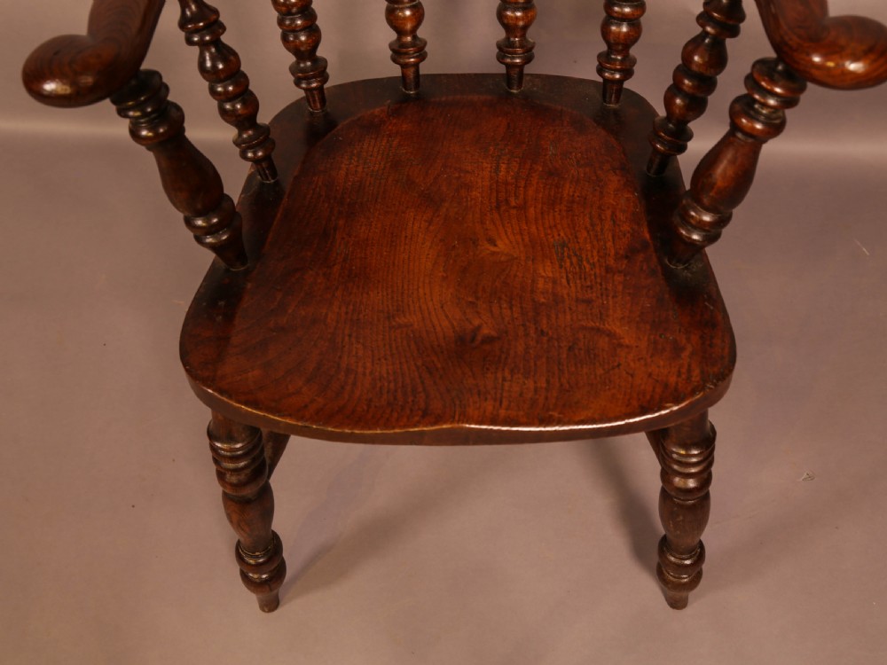 A  Harlequin Set of 6 Victorian Captains Chairs View X