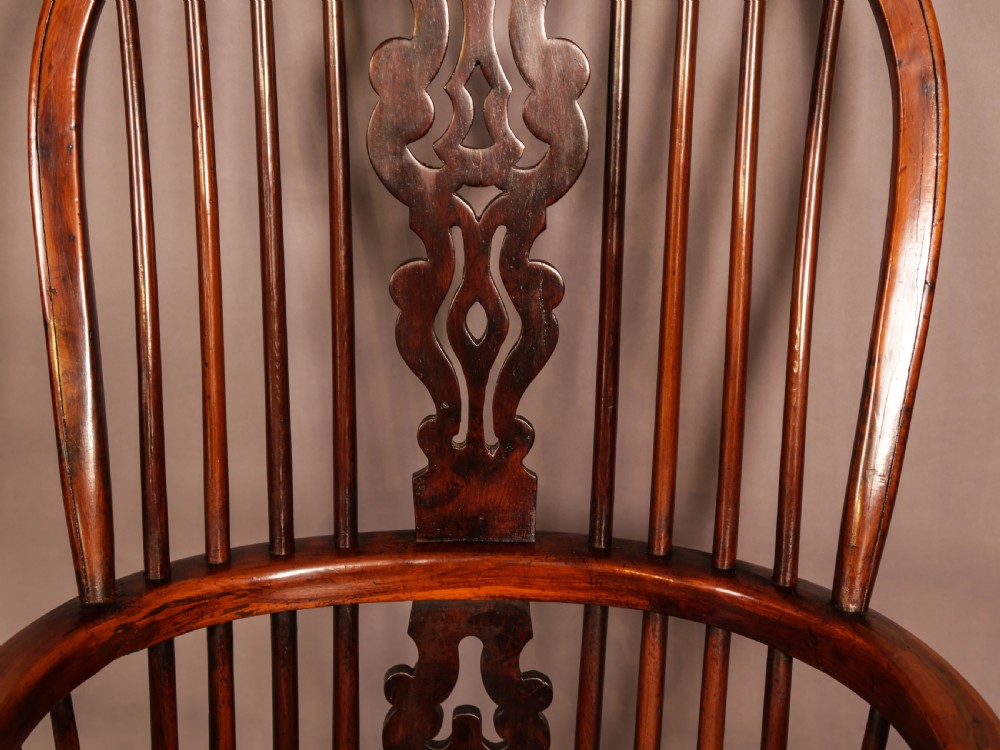 Superb Yew Wood Windsor High Back Chair Gabbitas worksop View X