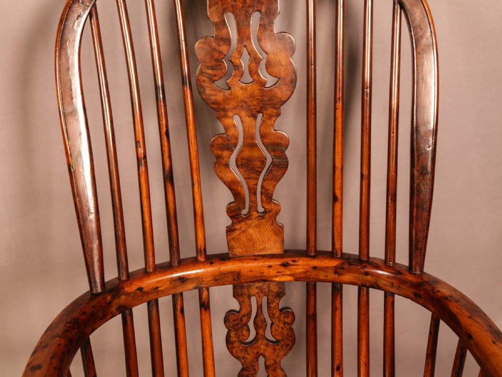 A Superb Yew Wood High windsor Chair View VI