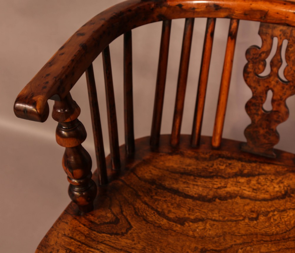 A Superb Yew Wood High windsor Chair View VII