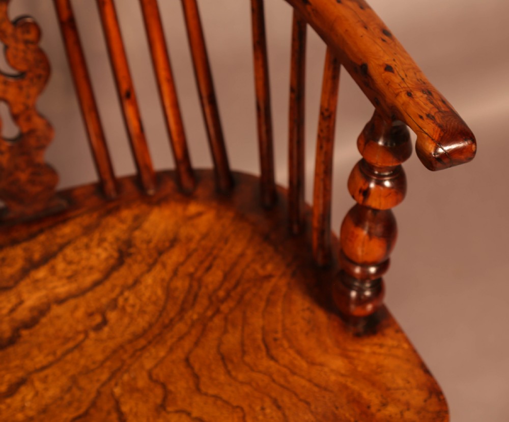 A Superb Yew Wood High windsor Chair View VIII