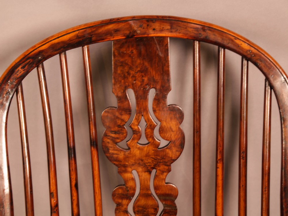A Superb Yew Wood High windsor Chair View XIII