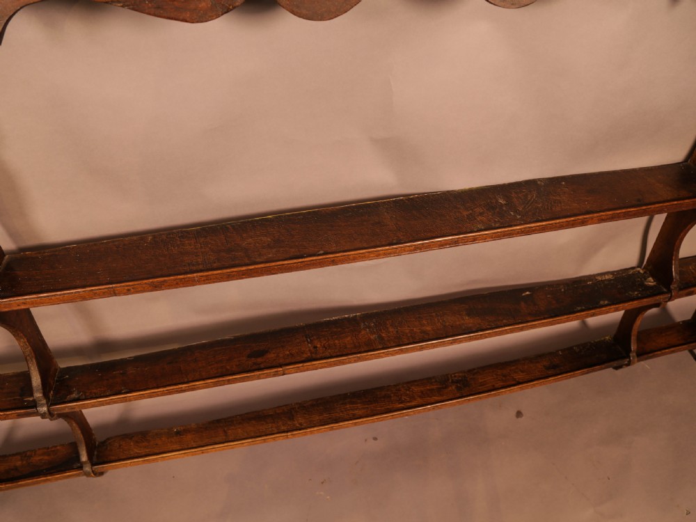A Large 18th century Plate Rack in Oak View VII