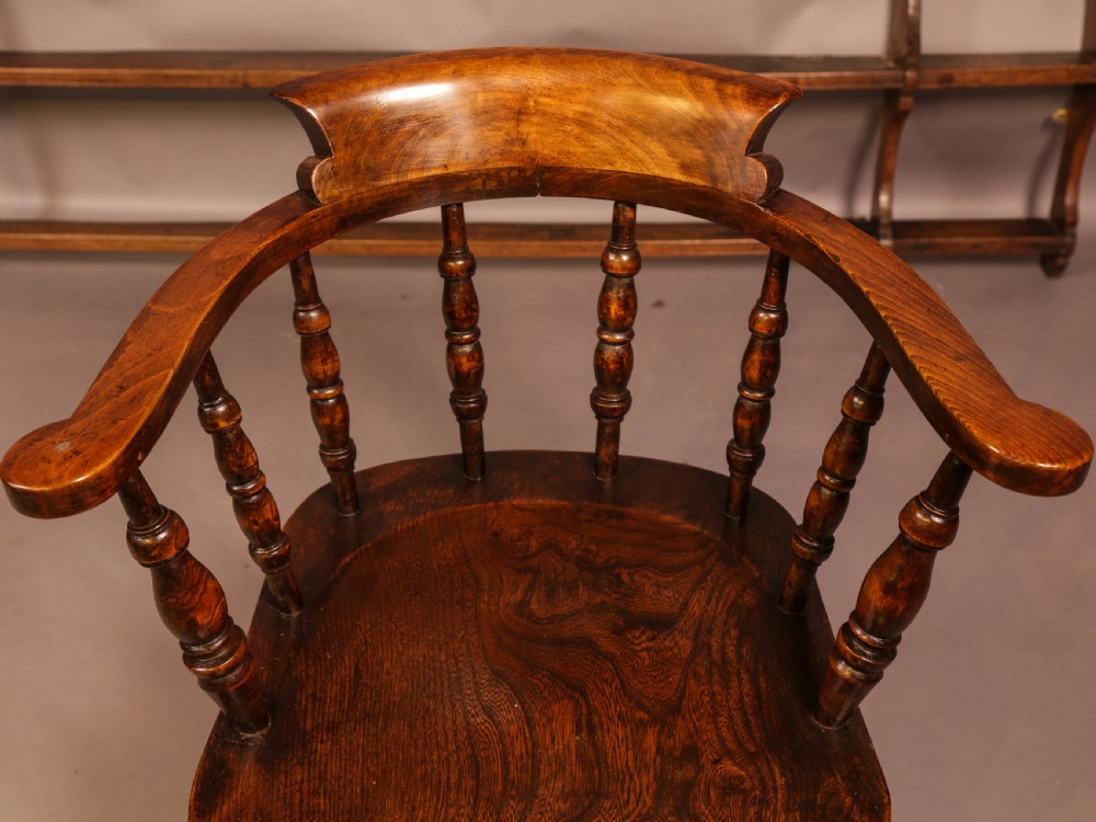 A Victorian Captains Chair Ash and Elm View IV