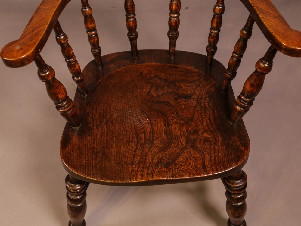 A Victorian Captains Chair Ash and Elm View V