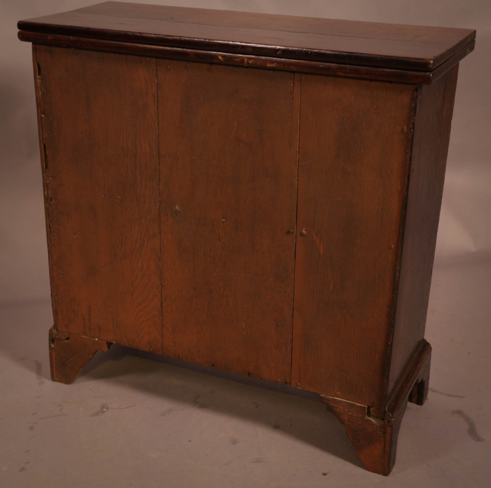 A Rare Small 18th century Batchelors Chest in Oak View IX