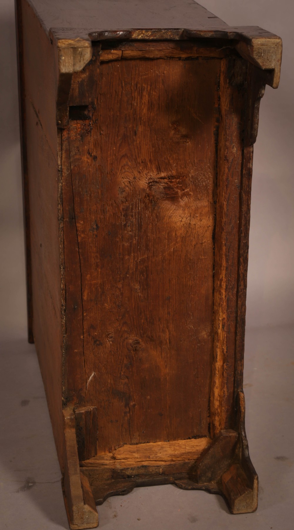 A Rare Small 18th century Batchelors Chest in Oak View X