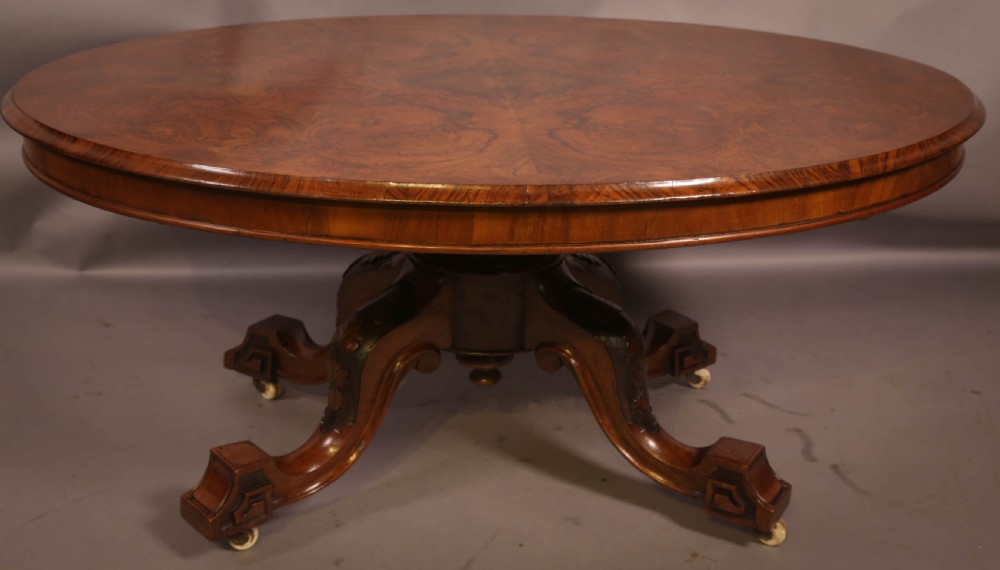 A Victorian Burr Walnut Coffee Table View IV
