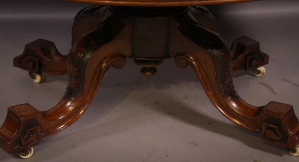 A Victorian Burr Walnut Coffee Table View V