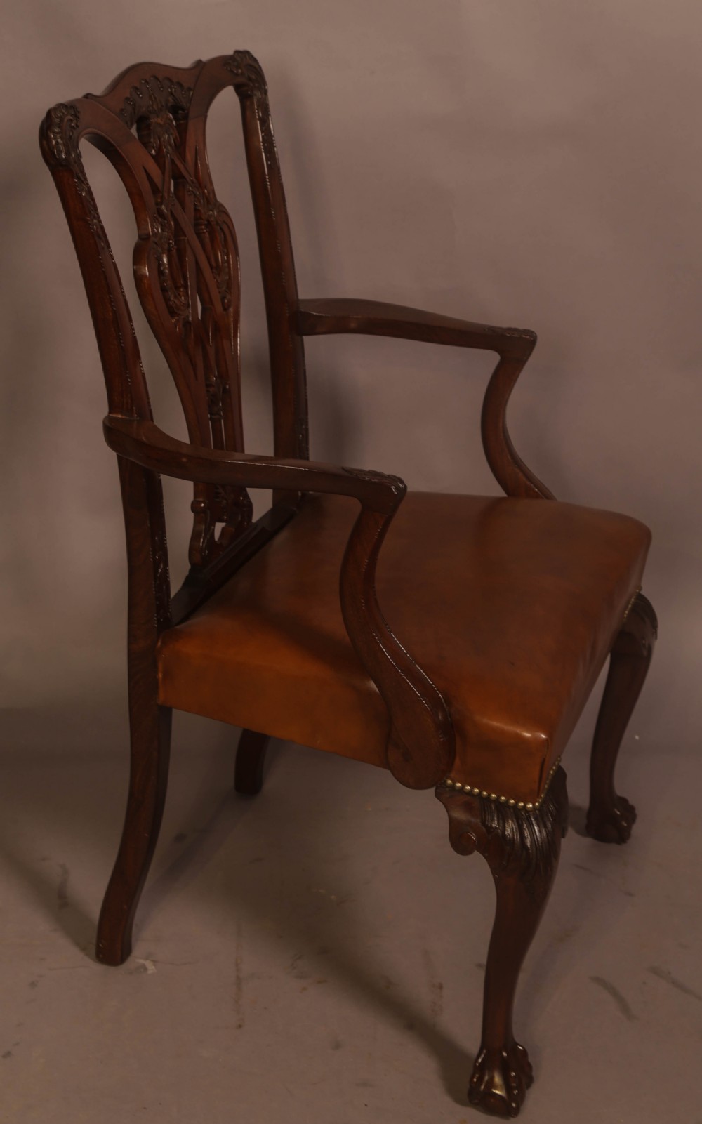 A Rare set of 12 Victorian Chippendale Dining Chairs Marsh Jones and Cribb View XXII