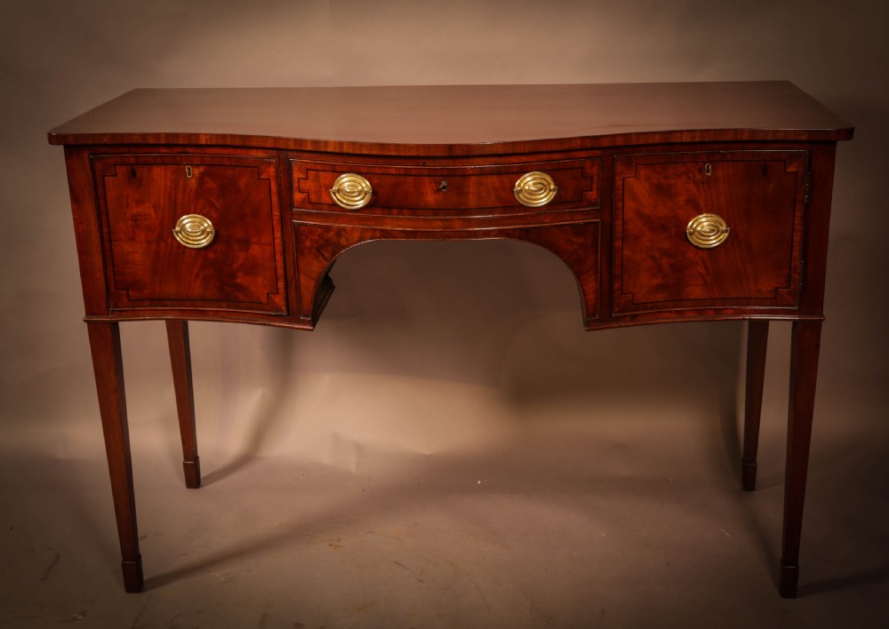 A Georgian Mahogany Sideboard c 1820