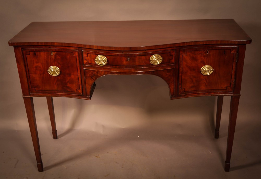A Georgian Mahogany Sideboard c 1820 View II