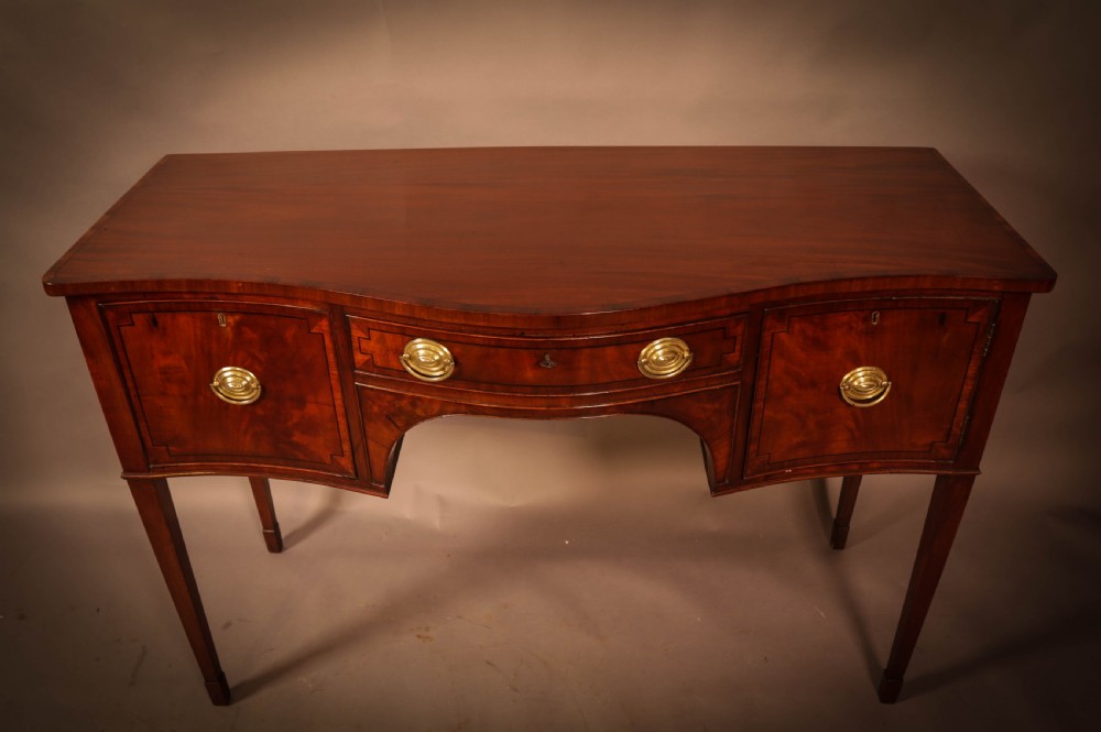A Georgian Mahogany Sideboard c 1820 View IV