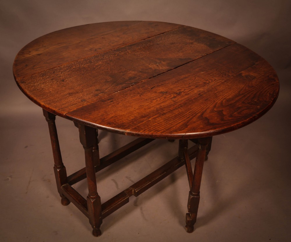 A 17th century Gate Leg Dining Table View II