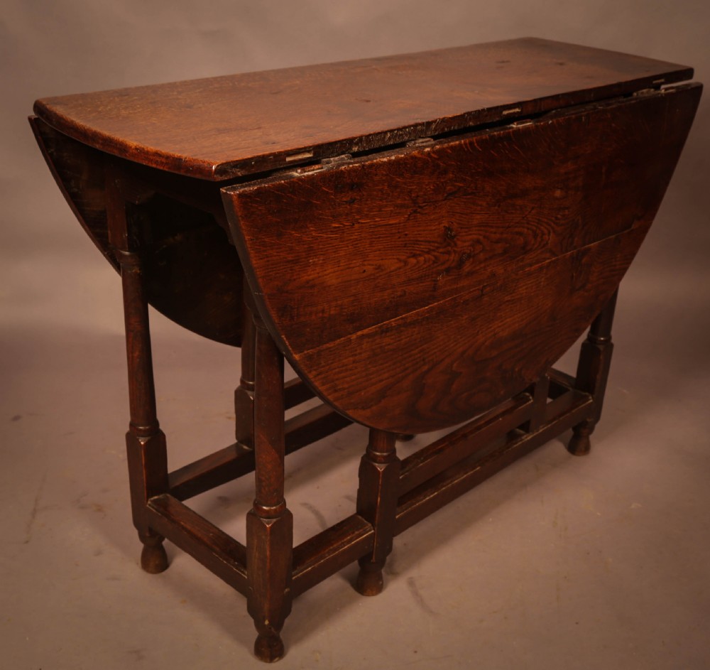 A 17th century Gate Leg Dining Table View VI