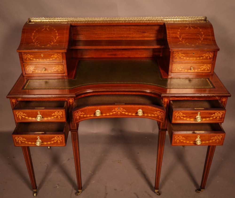 Super Quality Carlton Type Desk inlaid View IV