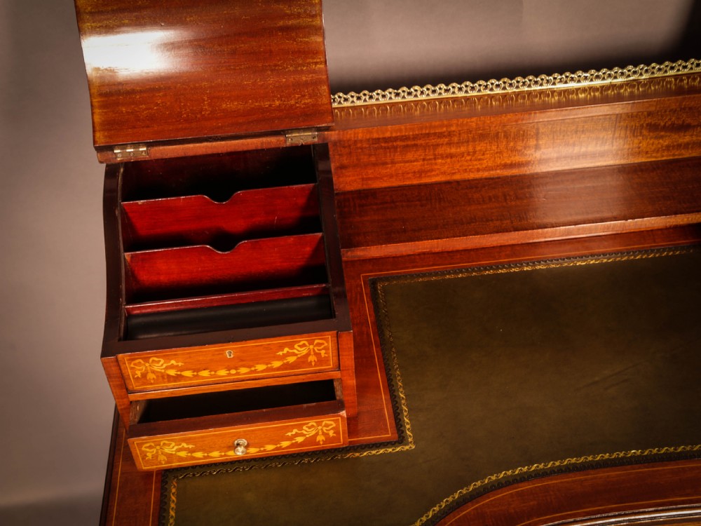 Super Quality Carlton Type Desk inlaid View VII