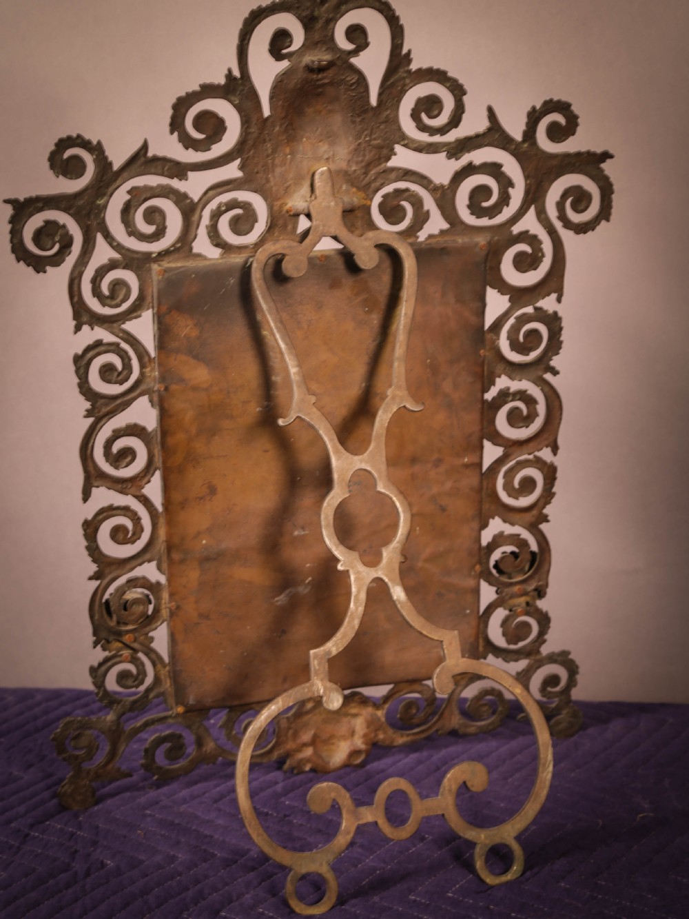 A Bronze Dressing Table Mirror Frame View V