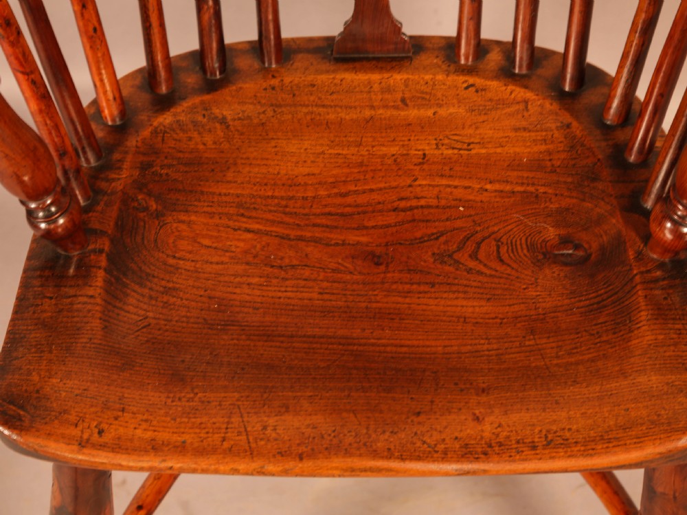 A Yew Wood Low Back Windsor chair Rockley Maker View VI